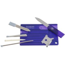 Victorinox Swiss Army SwissCard Quattro Multi-Tool in Amethyst - Closeouts