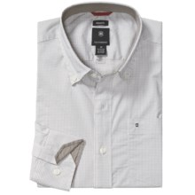 Victorinox Swiss Army Tattersall Shirt - Stretch Poplin, Long Sleeve (For Men) in Pewter - Closeouts