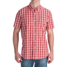 Victorinox Swiss Army Vilamont Check Shirt - Short Sleeve (For Men) in Victorinox Red - Closeouts