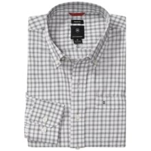 Victorinox Swiss Army Windowpane Plaid Shirt - Long Sleeve (For Men) in Classic White - Closeouts