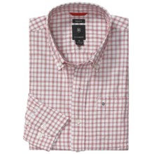 Victorinox Swiss Army Windowpane Plaid Shirt - Long Sleeve (For Men) in Victorinox Red - Closeouts