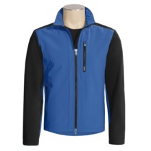 Victorinox Windproof Soft Shell Jacket (For Men) in Title Blue - Closeouts