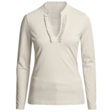 Vineyard Vines Louise Shirt - Pima Cotton, Long Sleeve (For Women) in Vanilla - Closeouts