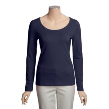 Vineyard Vines Paradise T-Shirt - Pima Cotton, Long Sleeve (For Women) in Vineyard Navy - Closeouts
