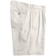 Vintage 1946 Cotton Twill Shorts - Pleated (For Men)