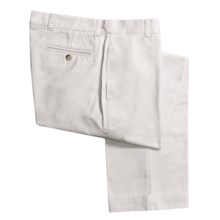 Vintage 1946 Enzyme Stonewash Pants - Cotton Twill  (For Men) in White - Closeouts