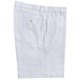 Vintage 1946 Linen Shorts - Flat Front (For Men)