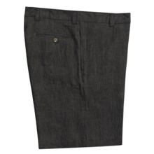 Vintage 1946 Linen Shorts  (For Men) in Black - Closeouts