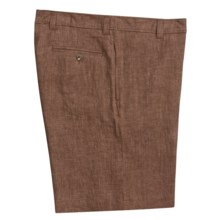 Vintage 1946 Linen Shorts  (For Men) in Rust - Closeouts