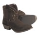 Vintage Luisa Studded Western Zip Boots - Short (For Women)