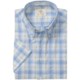 Viyella Cotton Plaid Sport Shirt - Button Down, Short Sleeve (For Men)