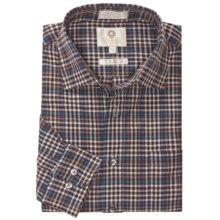 Viyella Multi-Check Sport Shirt - Cotton-Wool, Long Sleeve (For Men) in 29 Brown - Closeouts