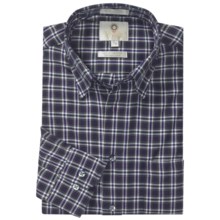 Viyella Multi-Check Sport Shirt - Hidden Button-Down Collar, Long Sleeve (For Men) in Grape - Closeouts