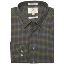 Viyella Multi-Check Sport Shirt - Hidden Button-Down Collar, Long Sleeve (For Men) in Moss - Closeouts