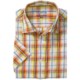 Viyella Multi-Windowpane Shirt - Spread Collar, Short Sleeve (For Men)