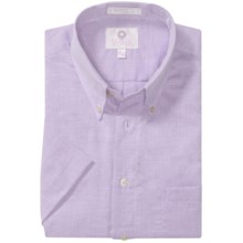Viyella Solid Shirt - Button-Down Collar, Short Sleeve (For Men) in Lilac - Closeouts