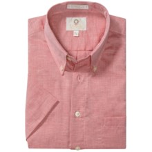 Viyella Solid Shirt - Button-Down Collar, Short Sleeve (For Men) in Ruby - Closeouts