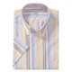 Viyella Vintage Distressed Stripe Shirt - Short Sleeve (For Men)