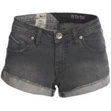 Volcom On the Road Tom Girl Shorts (For Women) in Aspalit Grey - Closeouts