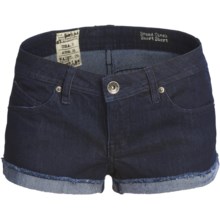 Volcom Sound Check Shorts - Low Rise (For Women) in Twilight Indigo - Closeouts