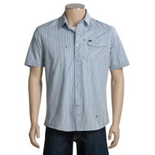 Volcom Swerve Shirt - Short Sleeve (For Men) in Light Blue - Closeouts