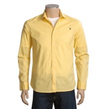 Volcom X Factor Solid Shirt - Long Sleeve (For Men) in Citron - Closeouts
