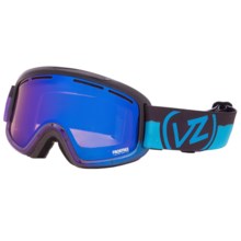Von Zipper Trike Frosteez Snowsport Goggle (For Kids and Youth) in Black/Purple/Blue/Astro Chrome - Closeouts