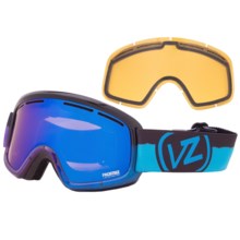 Von Zipper Trike Frosteez Snowsport Goggle - Interchangeable Lens (For Youth) in Black/Purple/Blue/Astro Chrome/Yellow - Closeouts