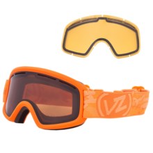 Von Zipper Trike Snowsport Goggles - Interchangeable Lens (For Youth) in Tangerine/Bronze/Yellow - Closeouts