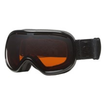 VonZipper Chakra Snowsport Goggles in Blackout Gloss/Amber Chrome - Closeouts