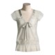 Votre Nom Sheer Cotton-Rich Blouse - Short Sleeve (For Women)