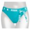 Waist-Tie Bikini Swimsuit Bottoms (For Women) in Turquoise