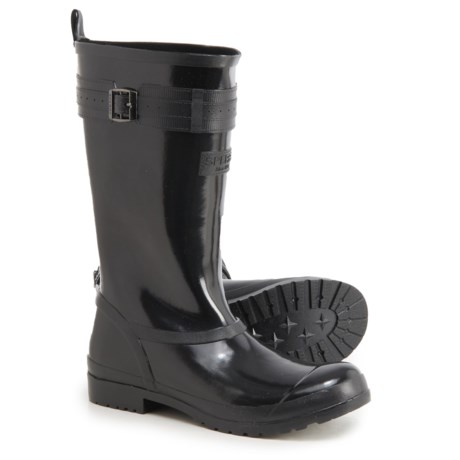 Sperry Walker Atlantic Rain Boots - Waterproof (For Women) - BLACK (7 )