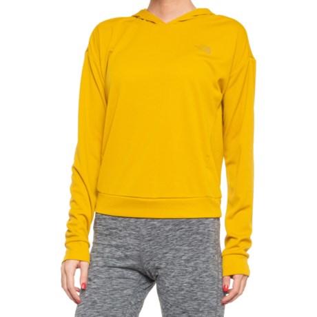 The North Face Wander Sun Hoodie (For Women) - ARROWOOD YELLOW WHITE HEATHER (XL )