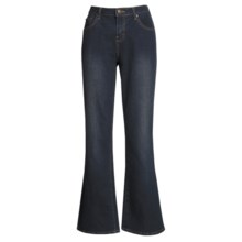 Washed Bootcut Jeans - Stretch Cotton (For Women) in Indigo - 2nds