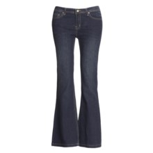 Washed Stretch Denim Jeans - 5-Pocket (For Women) in Indigo - 2nds