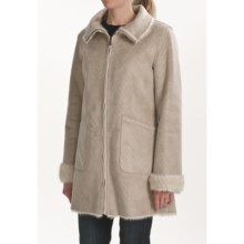 Weatherproof Faux-Shearling to Faux-Fur Coat - Reversible (For Women) in Champagne - Closeouts