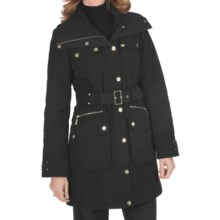 Weatherproof Insulated Car Coat - Knit Collar (For Women) in Black - Closeouts