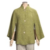 Weave of the Irish Wool Tweed Cape (For Women)