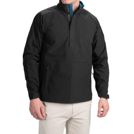Wedge Golf Pullover Jacket Waterproof Zip Neck For Men