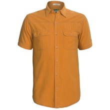 Weekendz Off Camp Shirt - Silk, Short Sleeve (For Men) in Orange - Closeouts