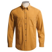 Weekendz Off Combed Cotton Shirt - Long Sleeve (For Men) in Oak - Closeouts