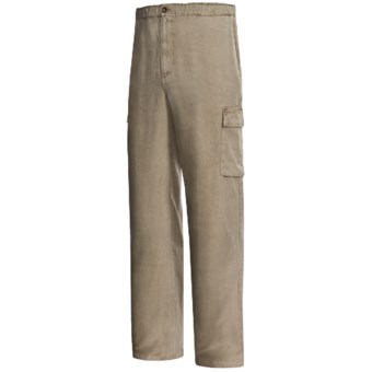Weekendz Off TENCEL® Cargo Pants (For Men) in Khaki