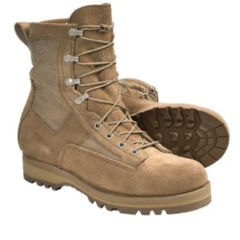 Wellco Temperate Weather 3-Layer Sole Boots - Waterproof, 8” (For Men) in Tan/Fleshout Leather