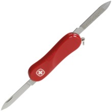 Wenger Genuine Swiss Army Crusader Folding Pocket Knife in Red - Closeouts