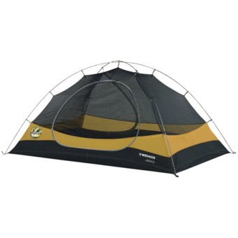 Wenger Jura 3 Tent with Footprint - 3-Person, 3-Season in Patagonia Yellow