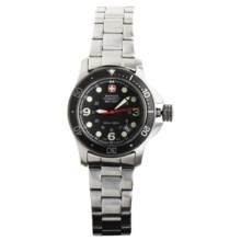 Wenger Swiss Military Battalion Watch - Stainless Steel Bracelet  (For Women) in Black/Stainless Steel - 2nds