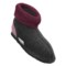 Wesenjak Slipper Booties with Cuff -  Boiled Wool (For Kids) in Dark Grey Heather