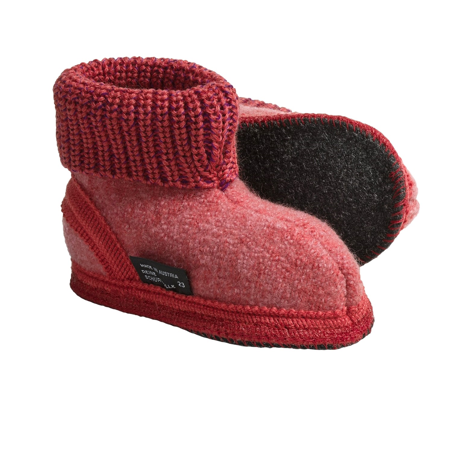 berry slipper boots