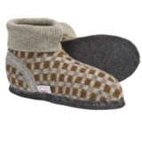 Wesenjak Slipper Booties with Cuff - Boiled Wool (For Men and Women)